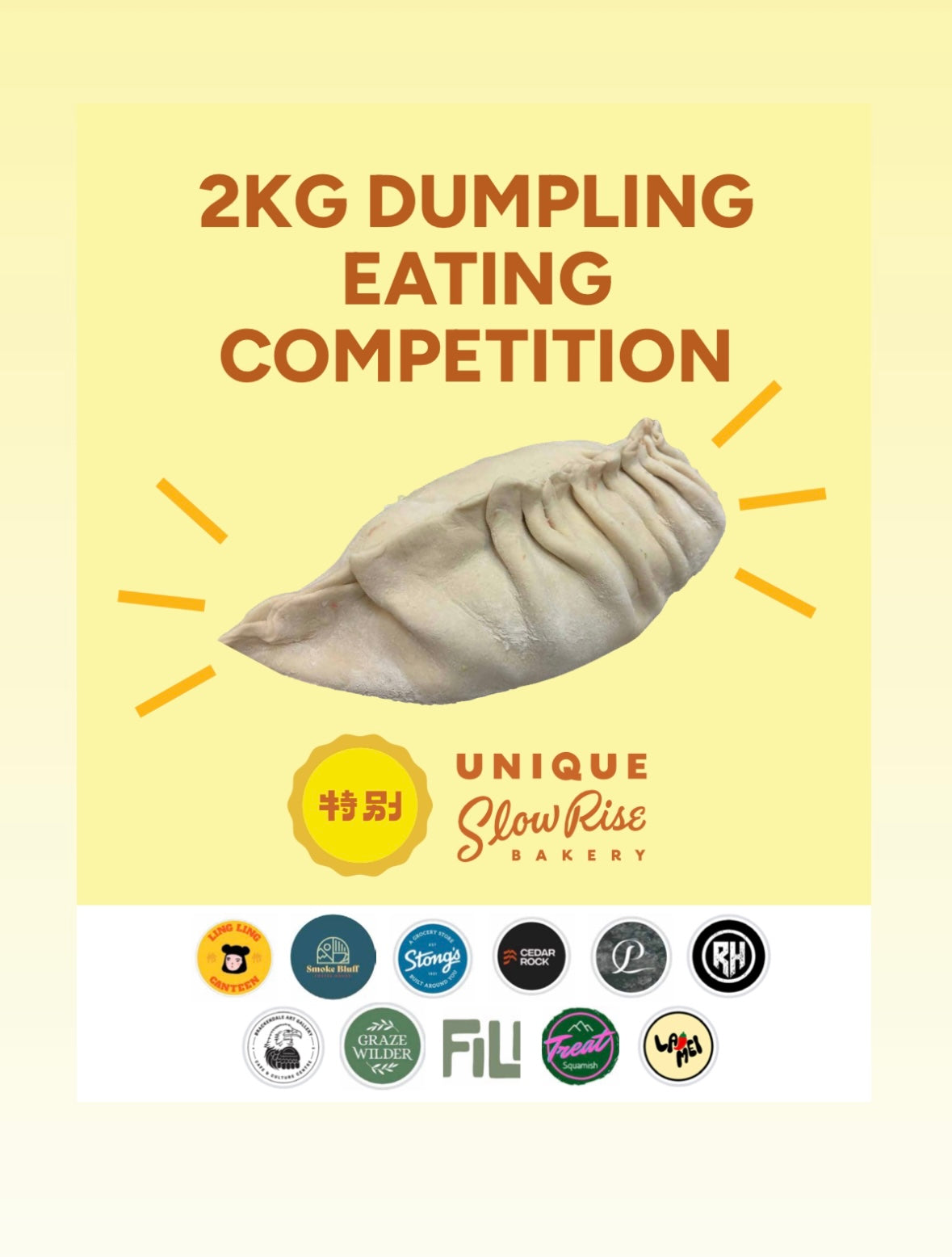 2kg Dumpling Eating Competition Registration